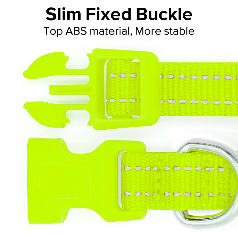 BSEEN Light Up Dog Collars - Glowing LED Dog Collar Rechargeable Puppy Collar for Small Dogs & Cats, Safety Dog Lights for Night Walking (Green) - Image 3